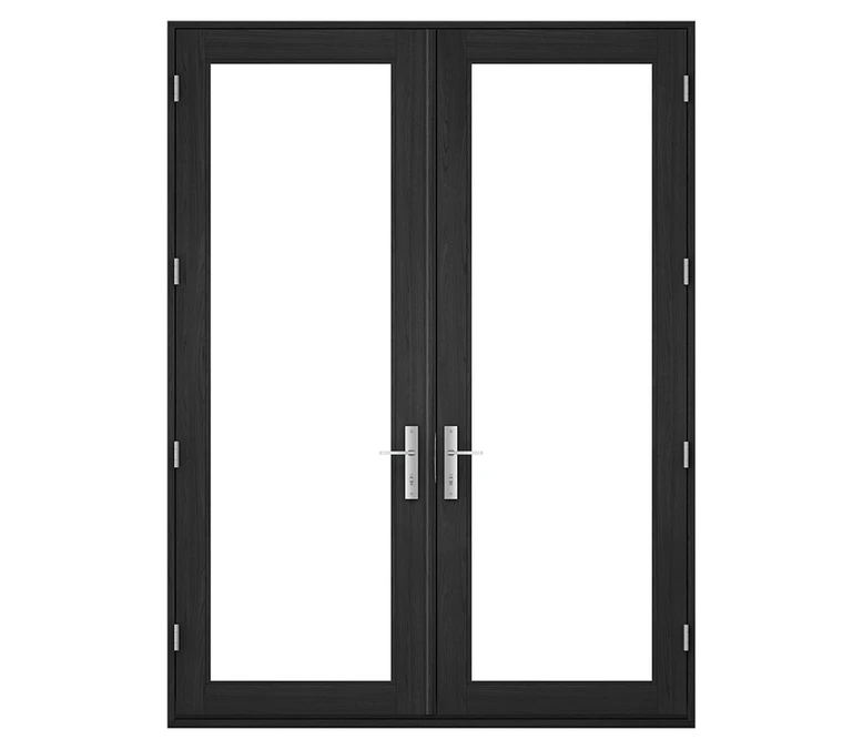 Pella Reserve Contemporary Wood Hinged Patio Door in Wilkes-Barre